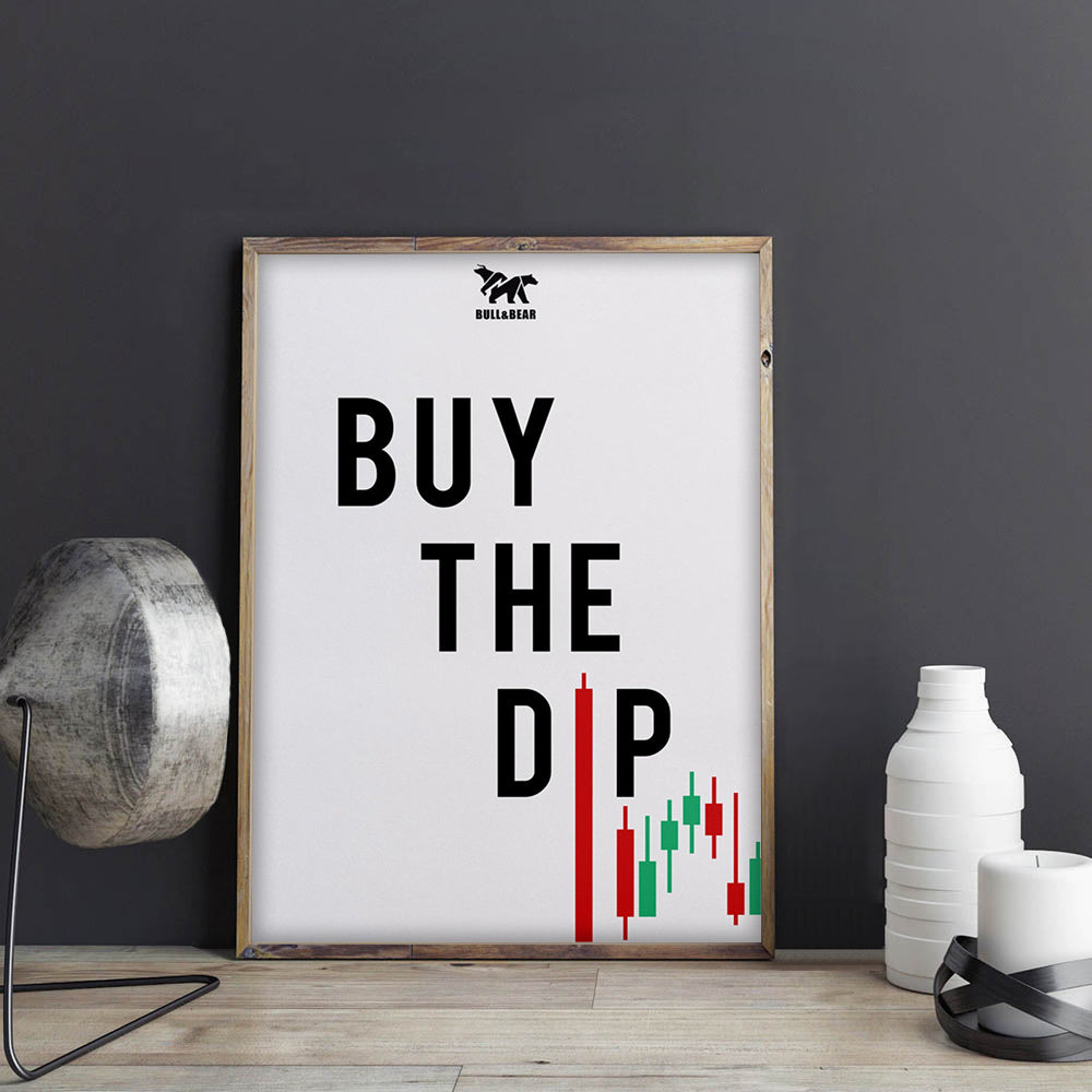 "Buy The Dip" Canvas Wall Art