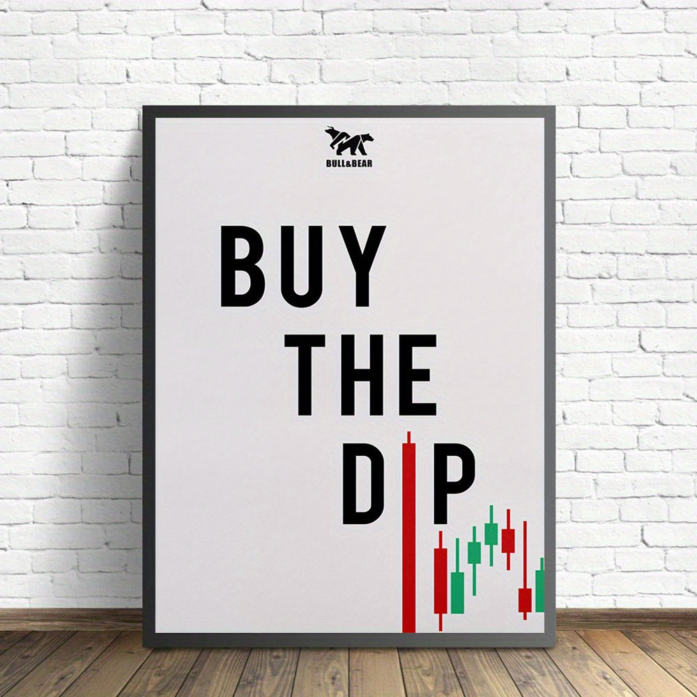 "Buy The Dip" Canvas Wall Art