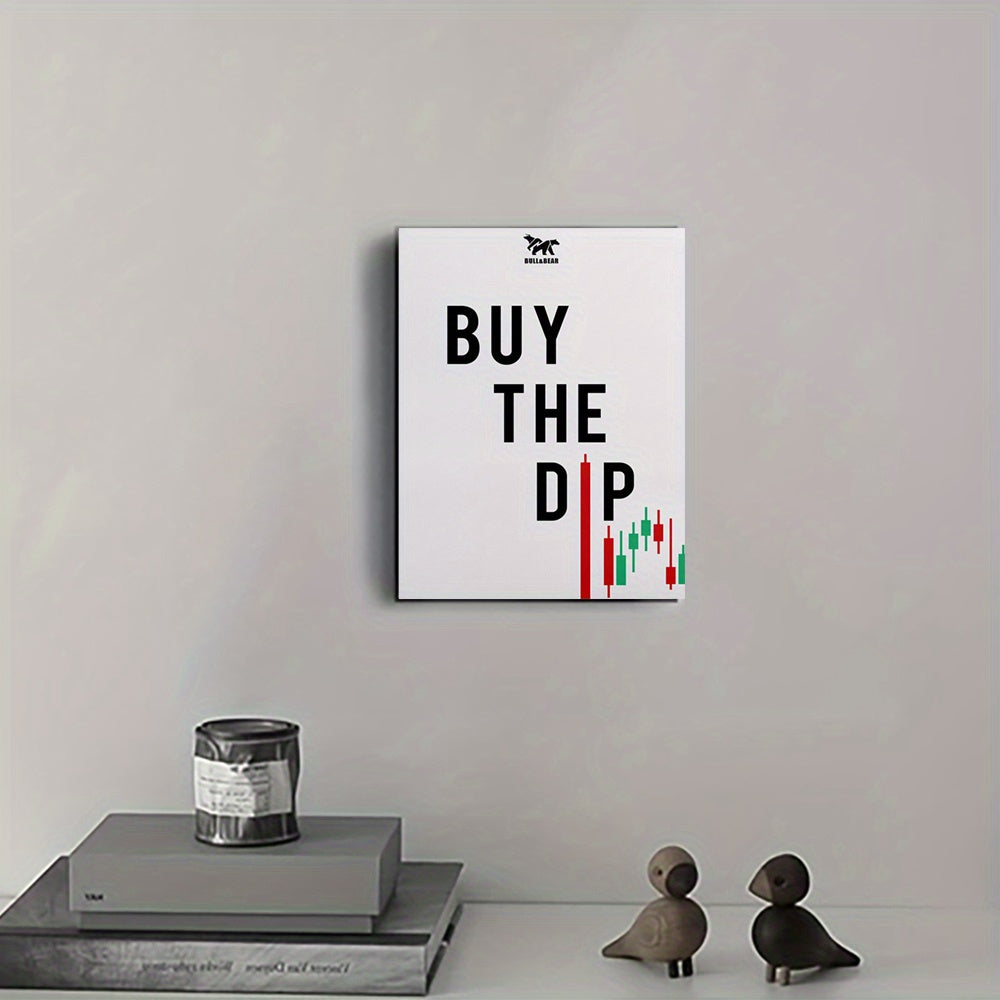 "Buy The Dip" Canvas Wall Art